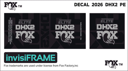 Fox DHX2 Performance 2026 Elite Decals
