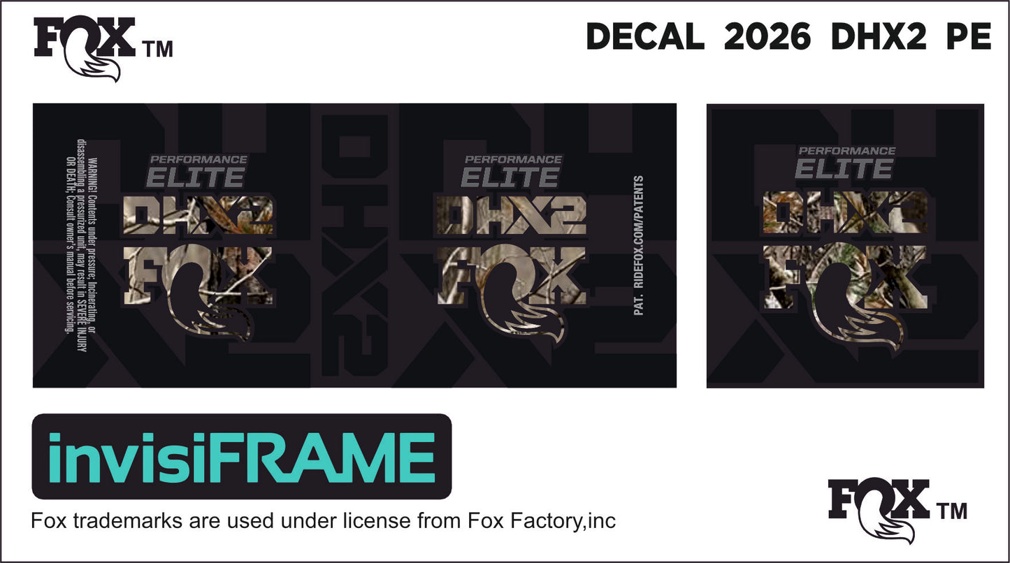 Fox DHX2 Performance 2026 Elite Decals