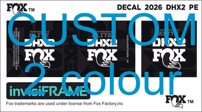 Fox DHX2 Performance 2026 Elite Decals