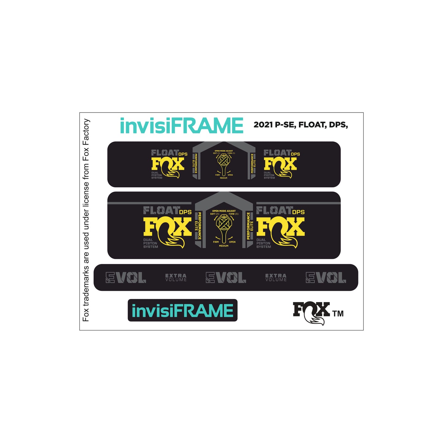 Fox Float DPS Performance Elite 2021 Decals
