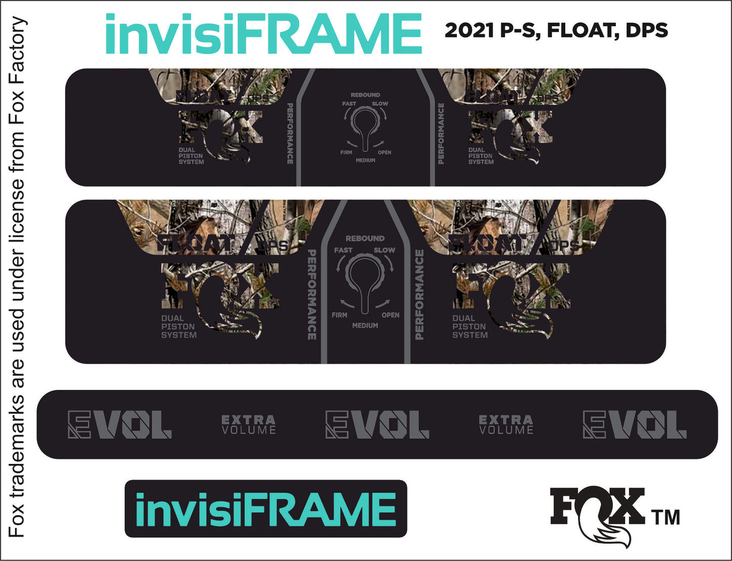 Fox Float DPS Performance 2021 Decals