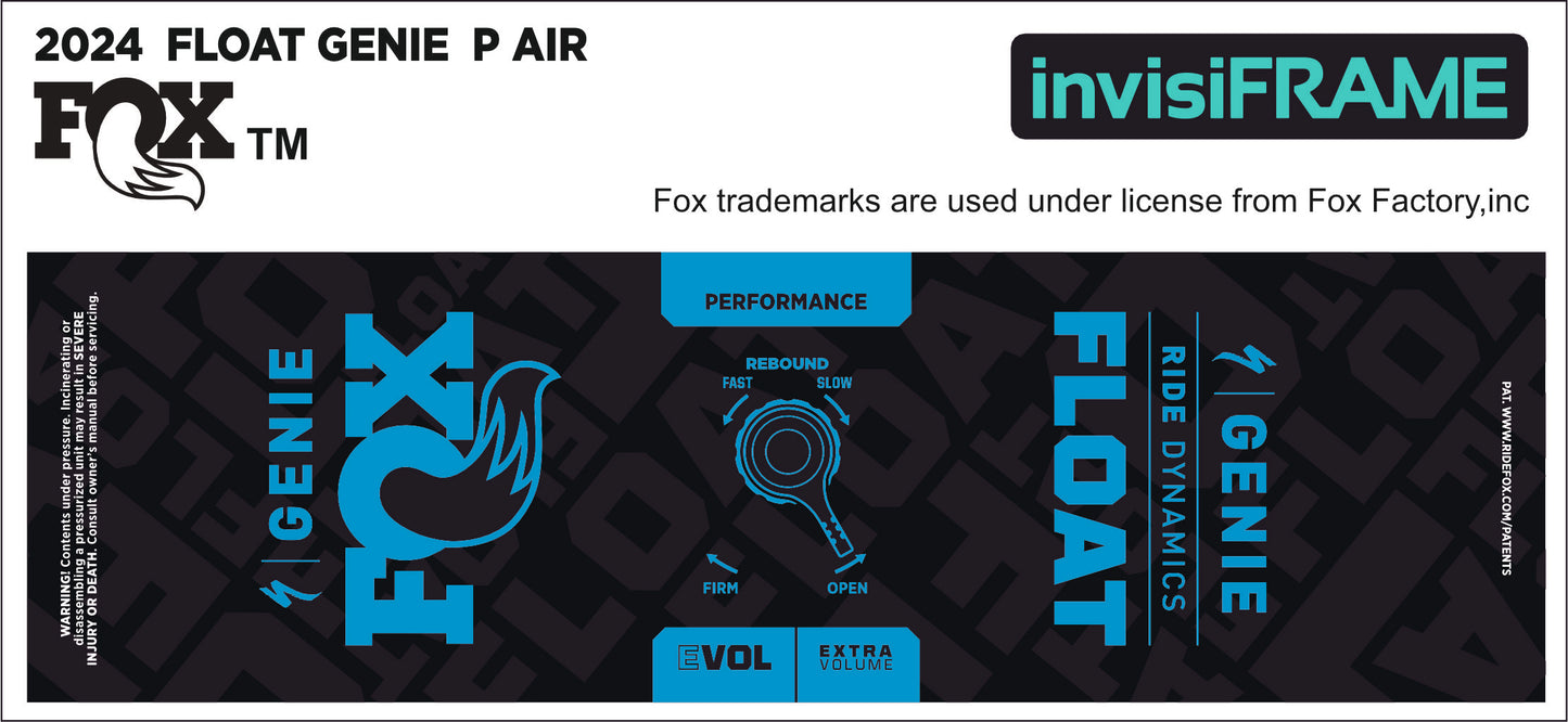 Fox Float Genie Performance 2024 Decals