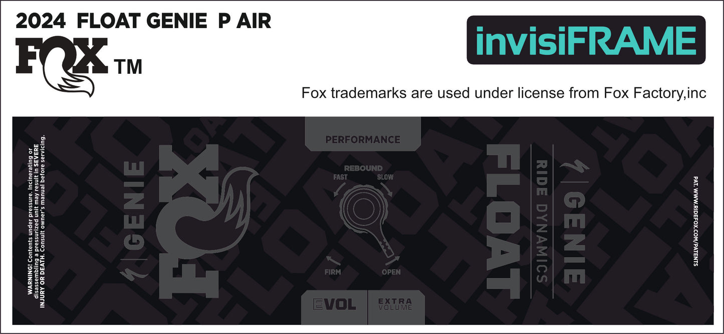 Fox Float Genie Performance 2024 Decals