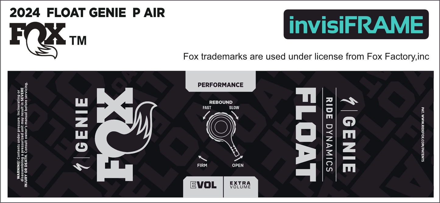 Fox Float Genie Performance 2024 Decals