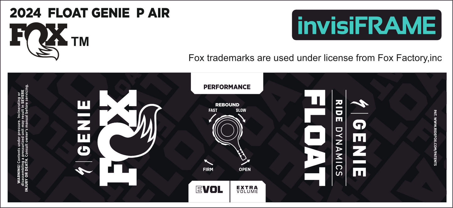 Fox Float Genie Performance 2024 Decals