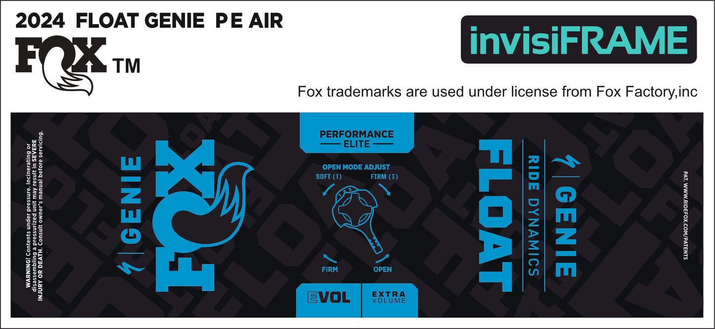 Fox Float Genie Performance Elite 2024 Decals