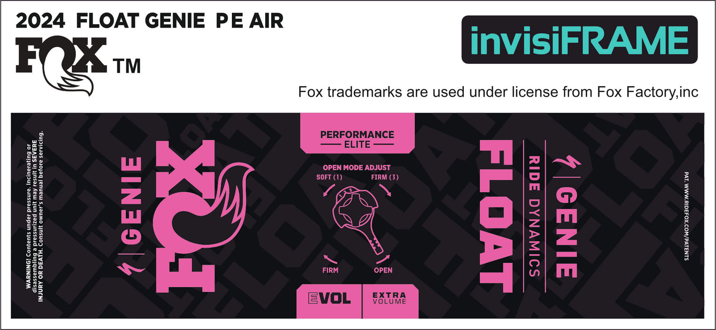 Fox Float Genie Performance Elite 2024 Decals