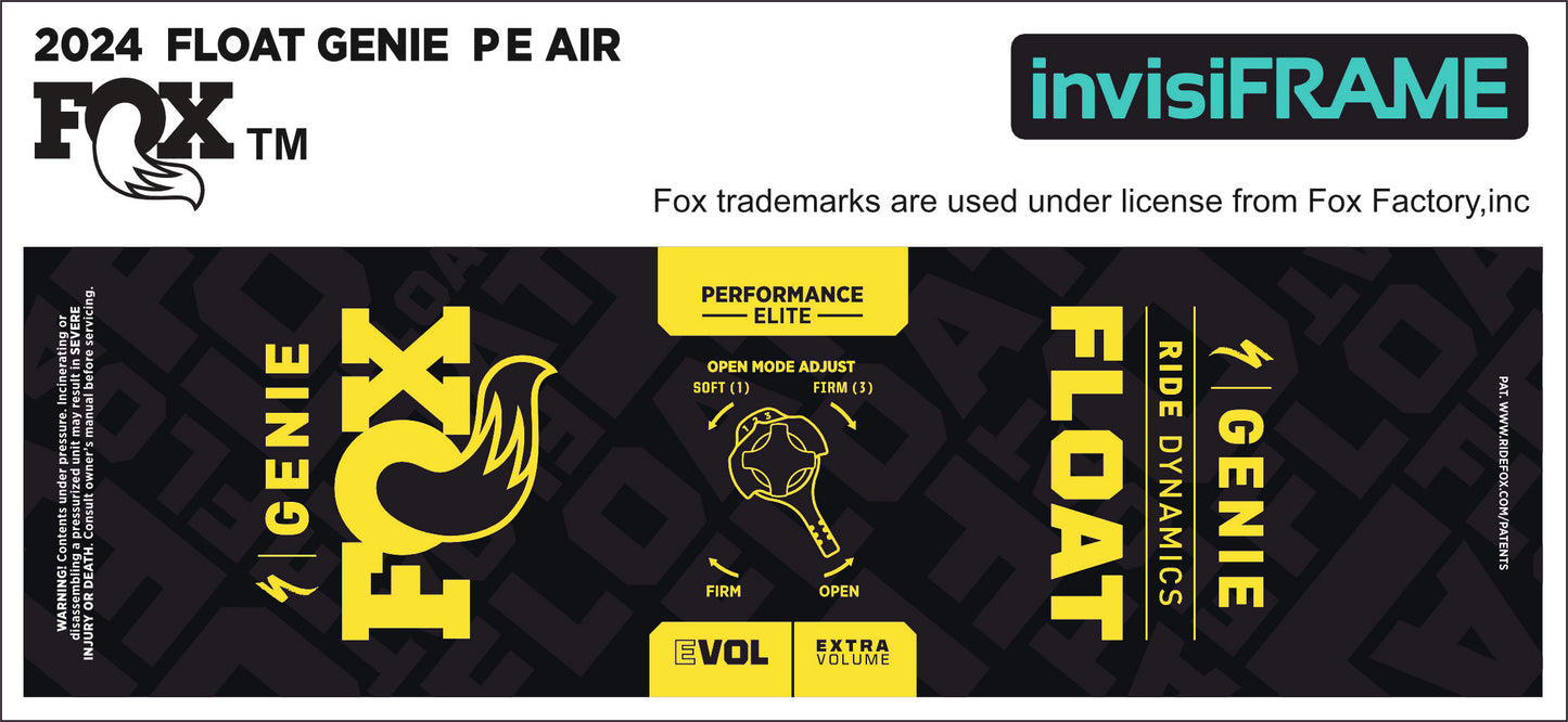Fox Float Genie Performance Elite 2024 Decals