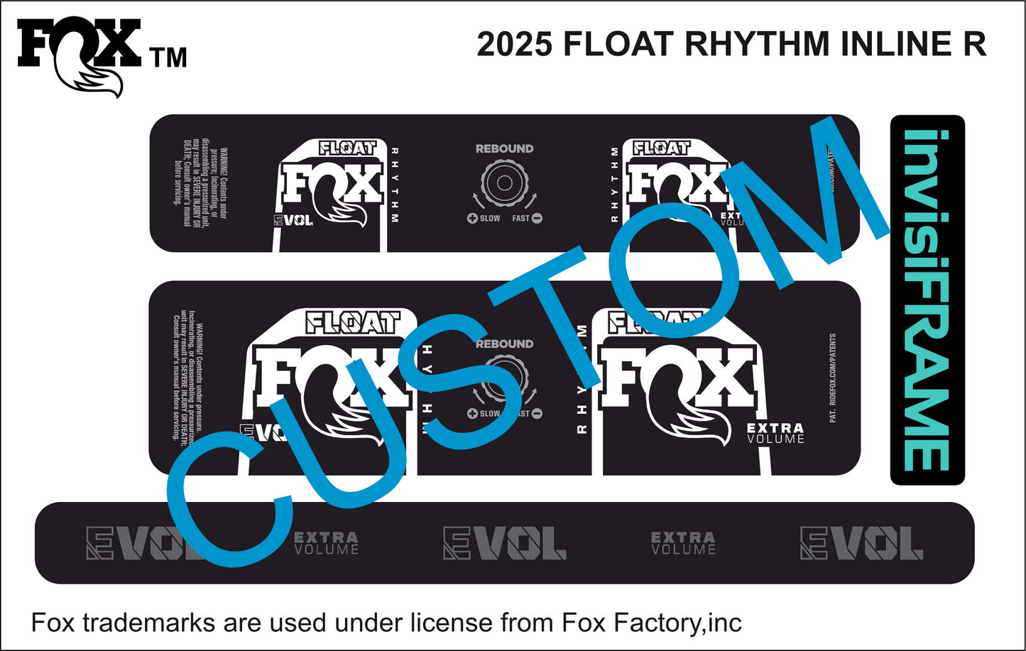 Fox Float Rhythm inline R 2025 decal
