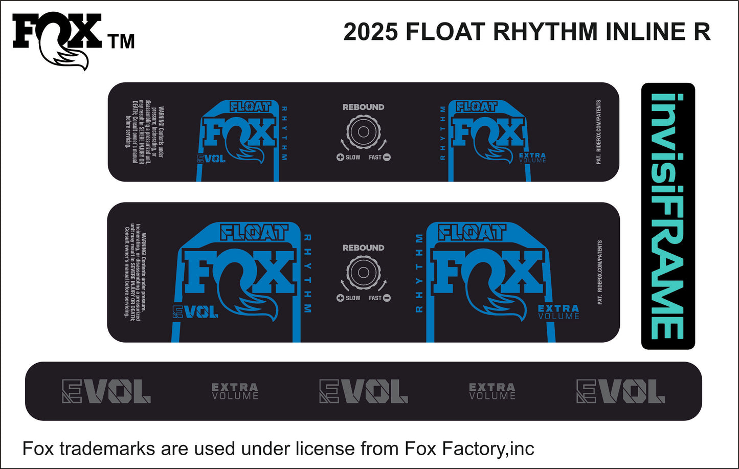 Fox Float Rhythm inline R 2025 decal