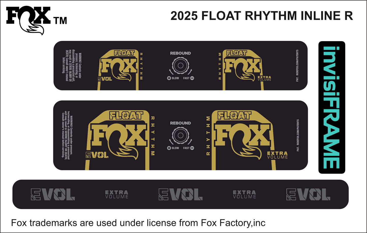 Fox Float Rhythm inline R 2025 decal