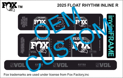 Fox Float Rhythm inline R 2025 decal