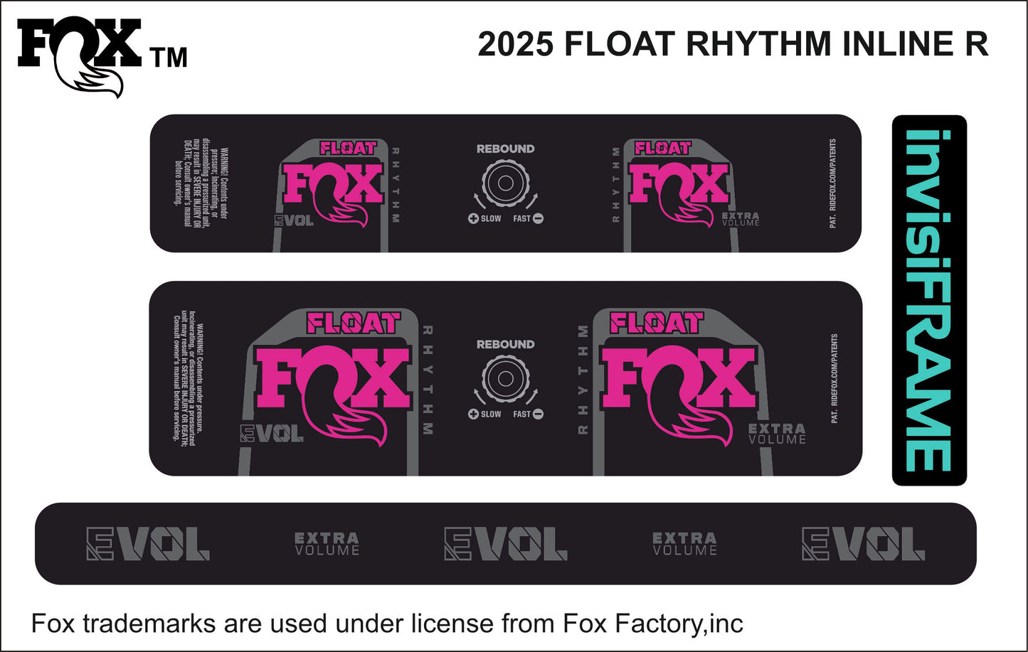 Fox Float Rhythm inline R 2025 decal