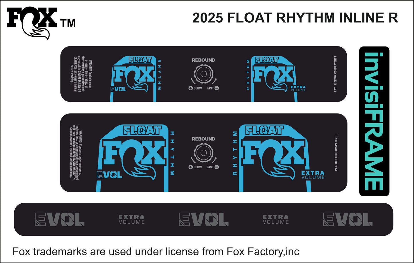 Fox Float Rhythm inline R 2025 decal