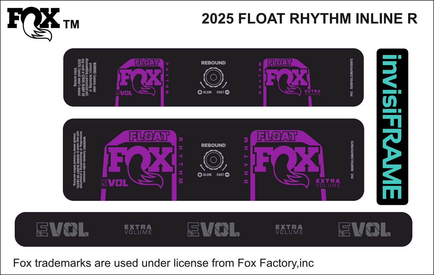 Fox Float Rhythm inline R 2025 decal