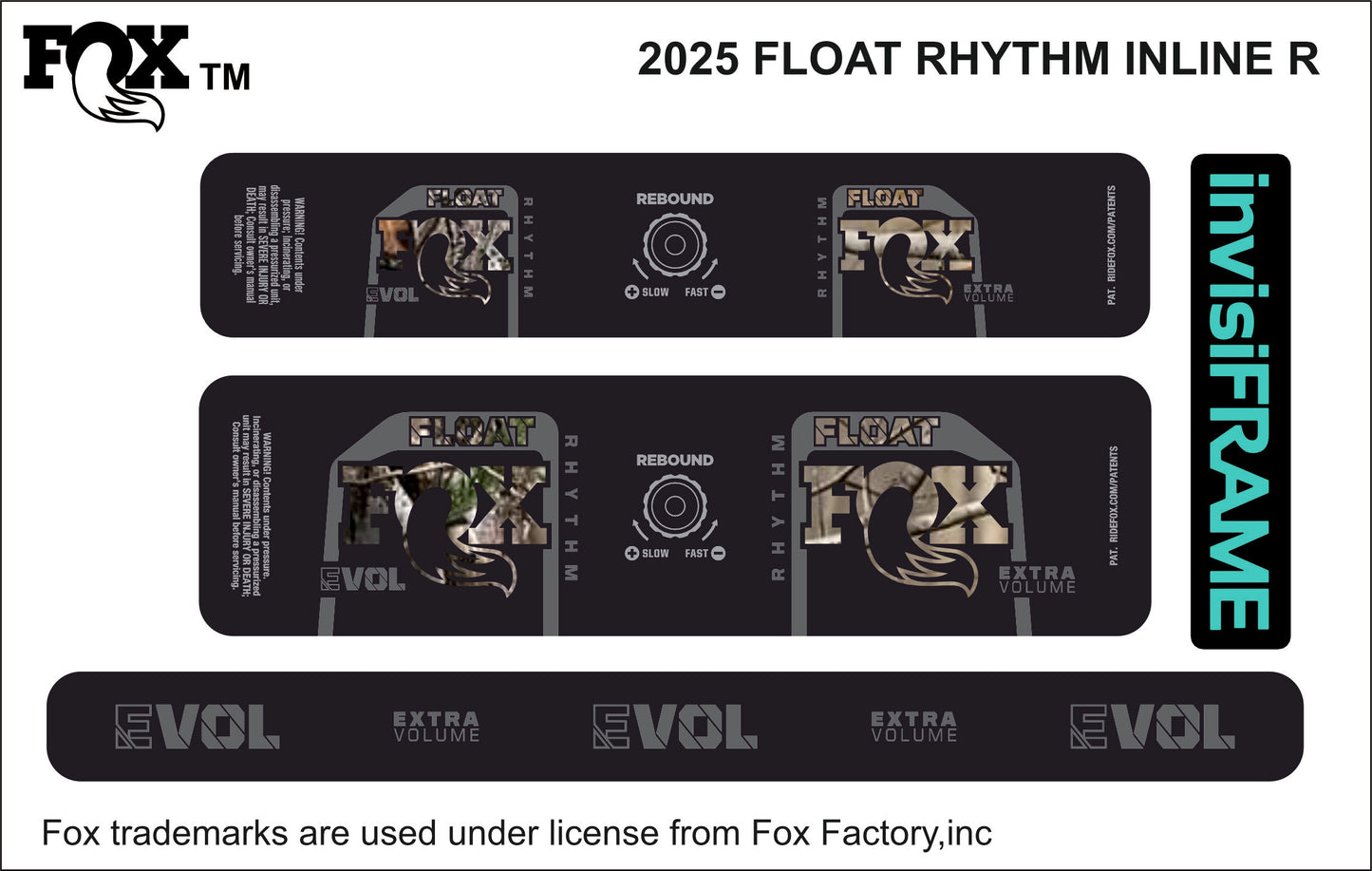 Fox Float Rhythm inline R 2025 decal
