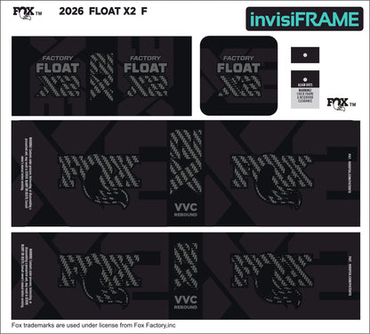 Fox Float X2 Factory 2026 Decals