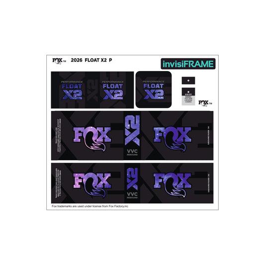 Fox Float X2 Performance 2026 Decals