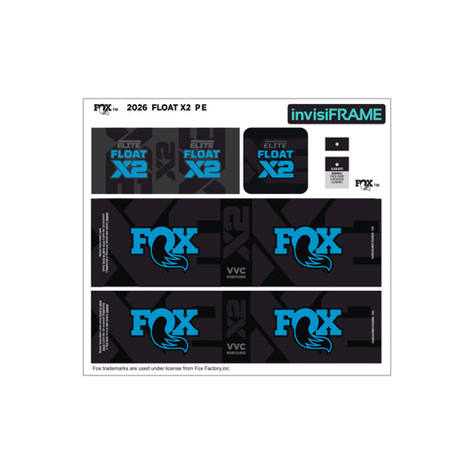 Fox Float X2 Performance Elite 2026 Decals