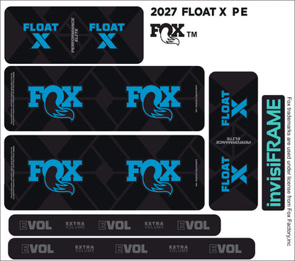 Fox Float X Performance Elite 2027 Decals