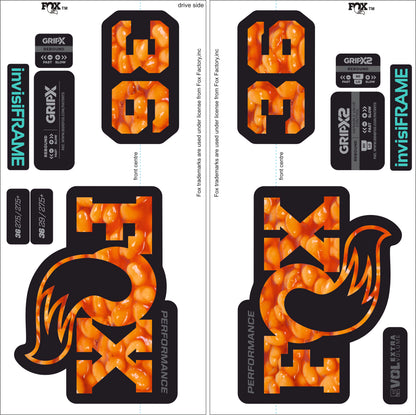 Fox 36 Performance 2026 Decals