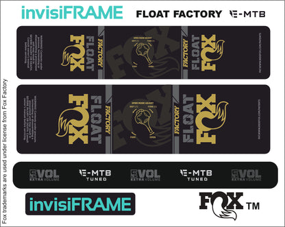 Fox Float Factory E MTB TUNED 2024 Decals