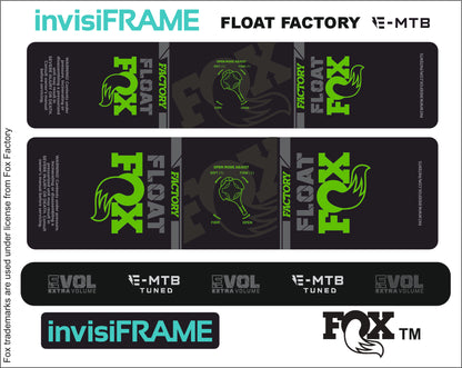 Fox Float Factory E MTB TUNED 2024 Decals
