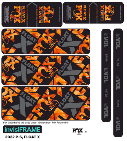 Fox Float X Performance 2022 Decals