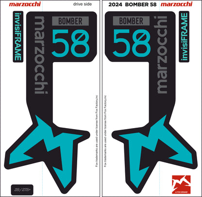 Marzocchi Bomber 58 2024 Decals