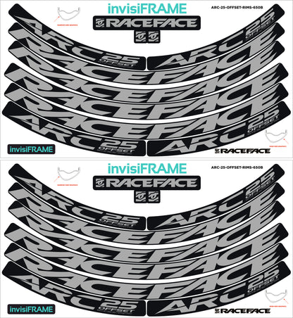Raceface ARC 25 Offset 27.5 Decals