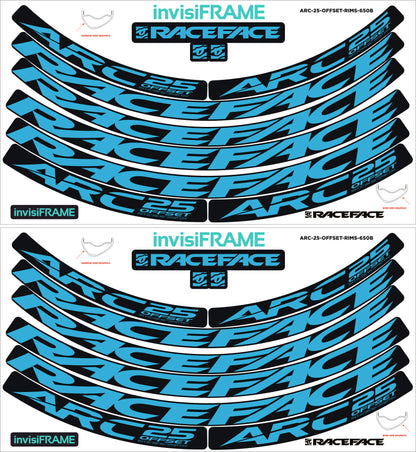 Raceface ARC 25 Offset 27.5 Decals