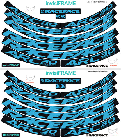 Raceface ARC 30 HD Offset 29er Decals