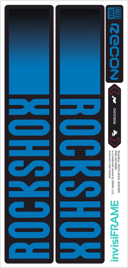 Rock Shox Recon Gold Silver Boost 2023 Decals