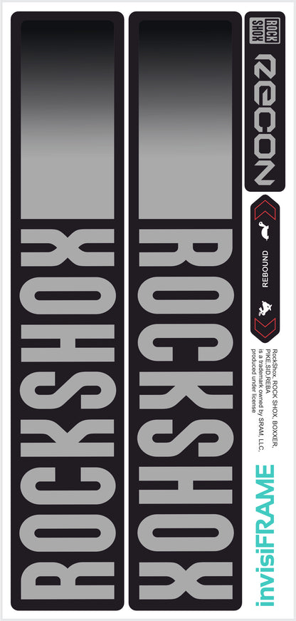 Rock Shox Recon Gold Silver Boost 2023 Decals