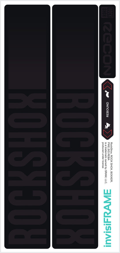 Rock Shox Recon Gold Silver Boost 2023 Decals