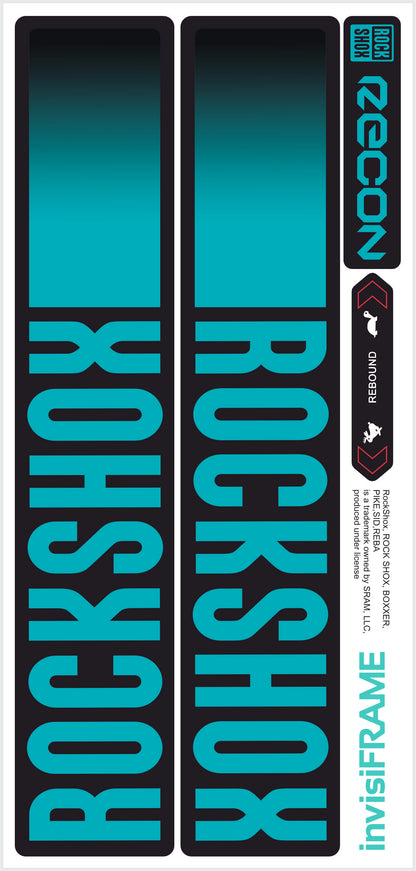 Rock Shox Recon Gold Silver Boost 2023 Decals