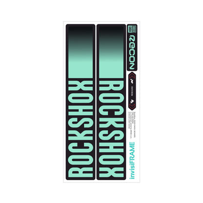 Rock Shox Recon Gold Silver Boost 2023 Decals