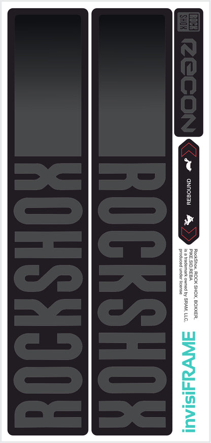 Rock Shox Recon Gold Silver Boost 2023 Decals