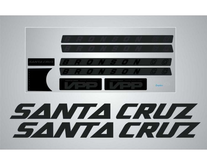 Santa Cruz Bronson CC 2017 Decals