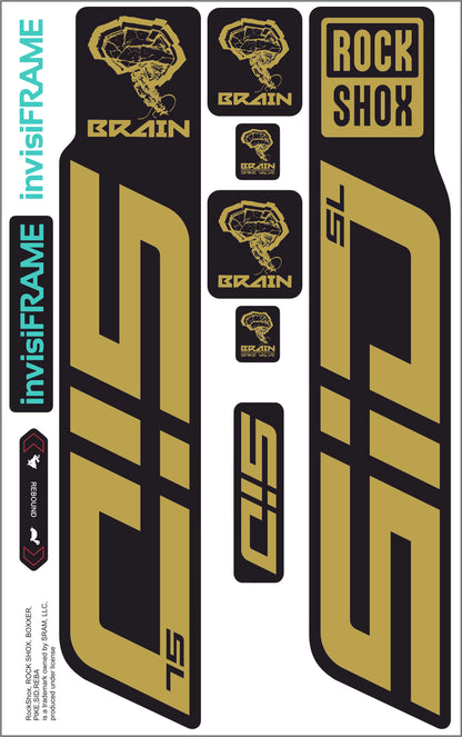 Rock Shox SID SL BRAIN 2025 Decals