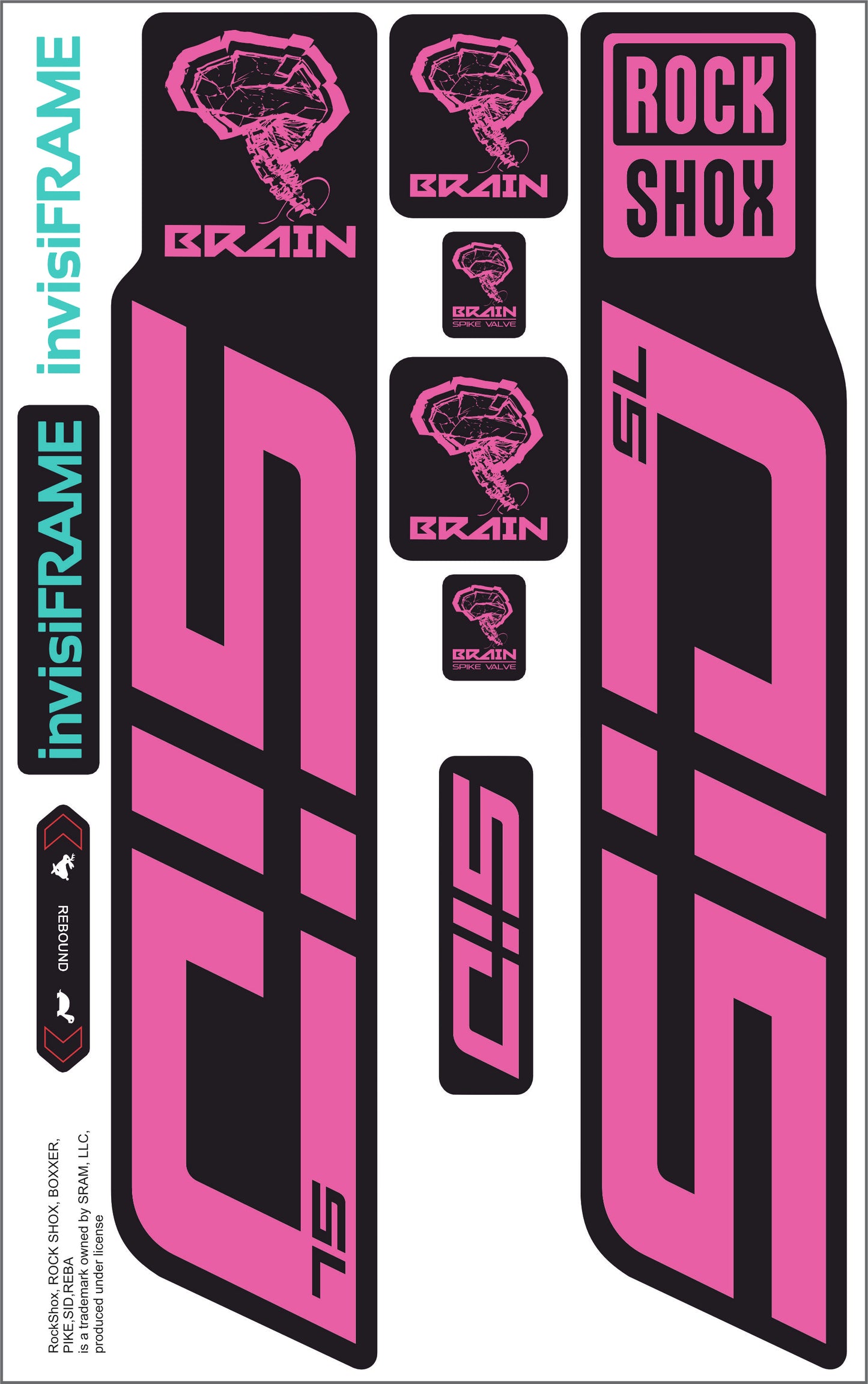 Rock Shox SID SL BRAIN 2025 Decals