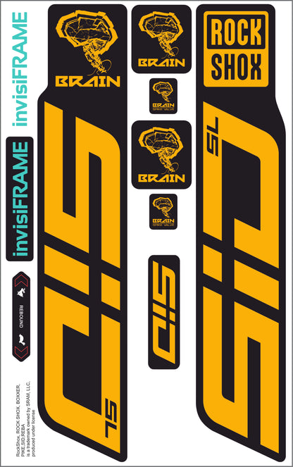 Rock Shox SID SL BRAIN 2025 Decals