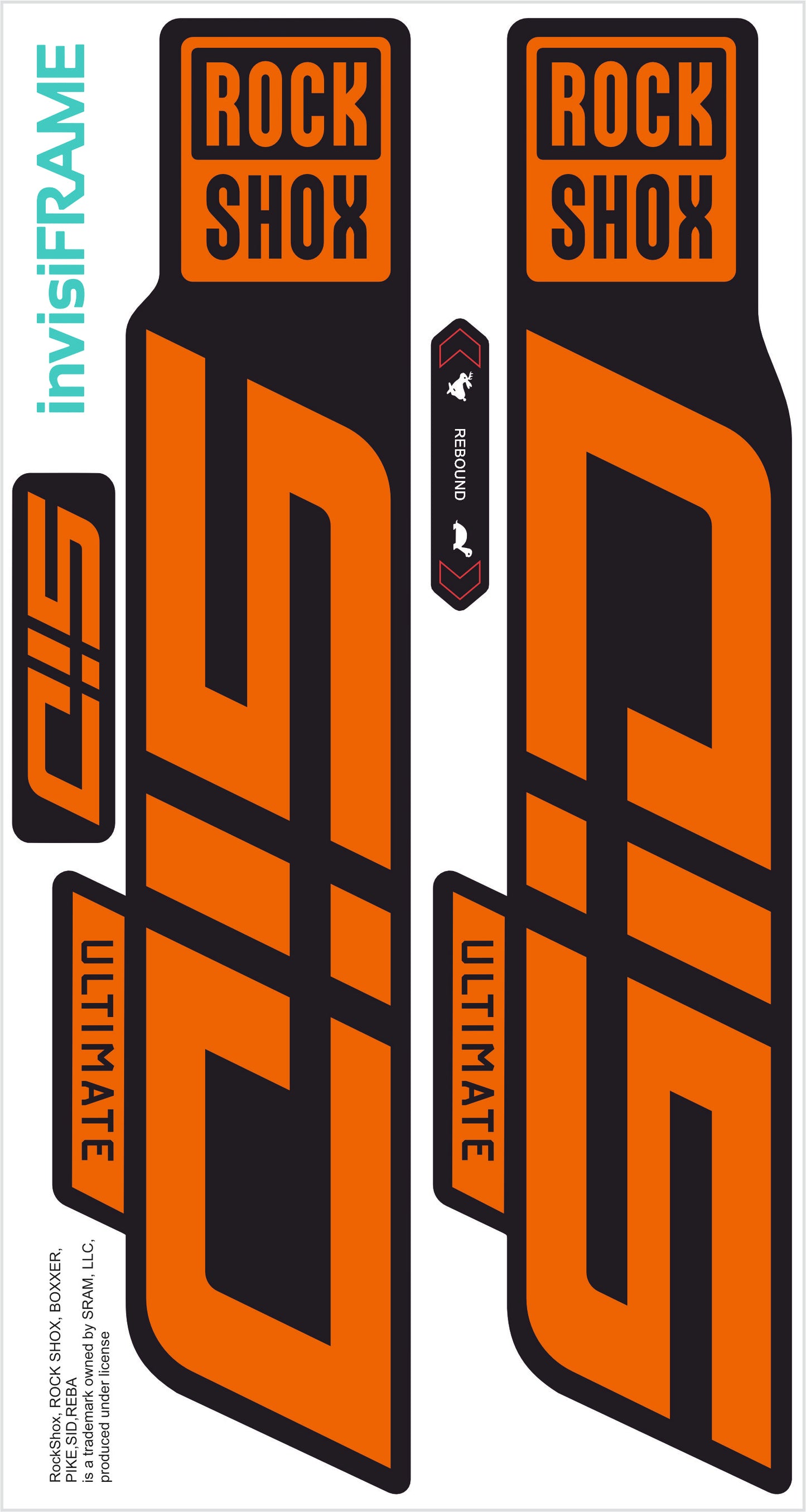 Rock Shox SID Ultimate 2025 Decals