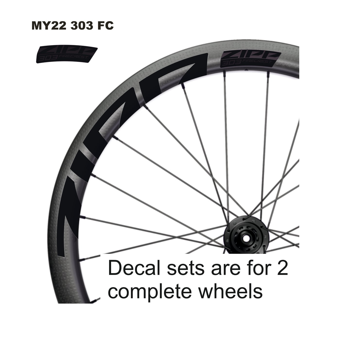 ZIPP 303 FIRECREST 2022 DECALS
