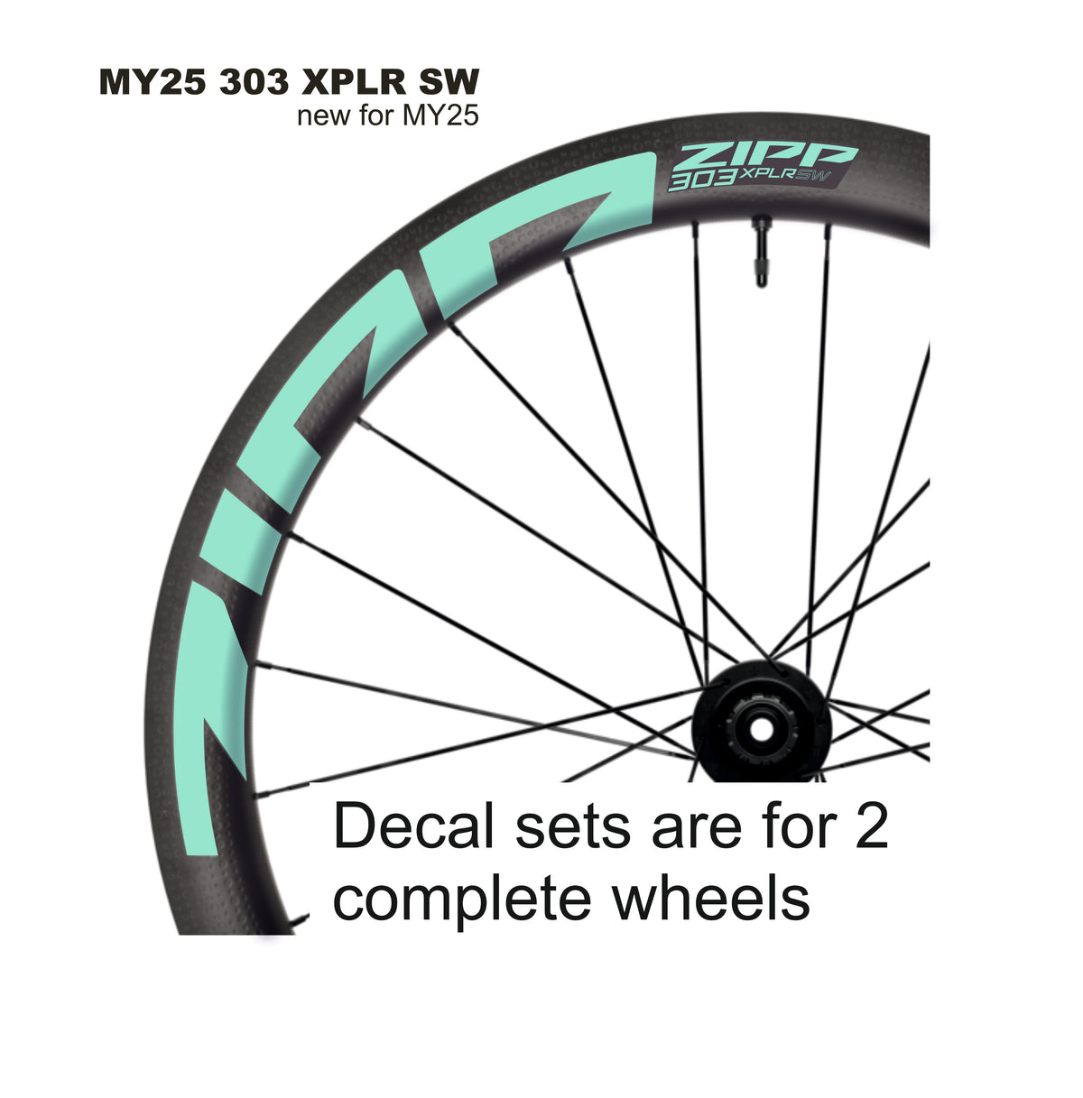 ZIPP 303 XPLR SW 2025 DECALS