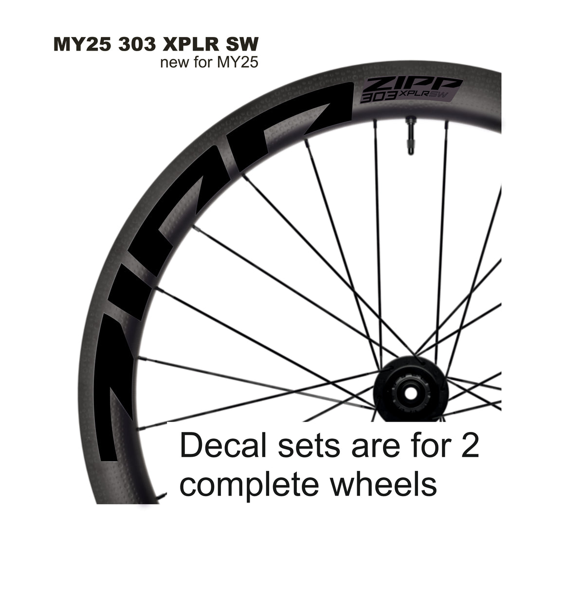 ZIPP 303 XPLR SW 2025 DECALS