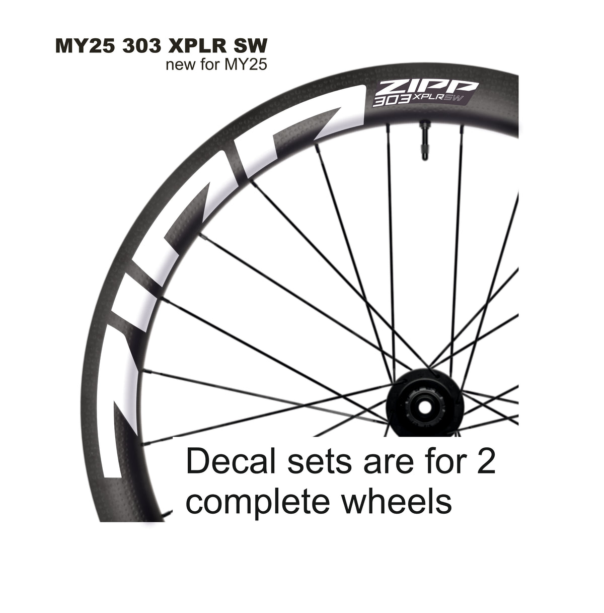 ZIPP 303 XPLR SW 2025 DECALS