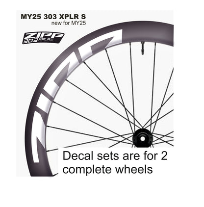 ZIPP 303 XPLR S 2025 DECALS