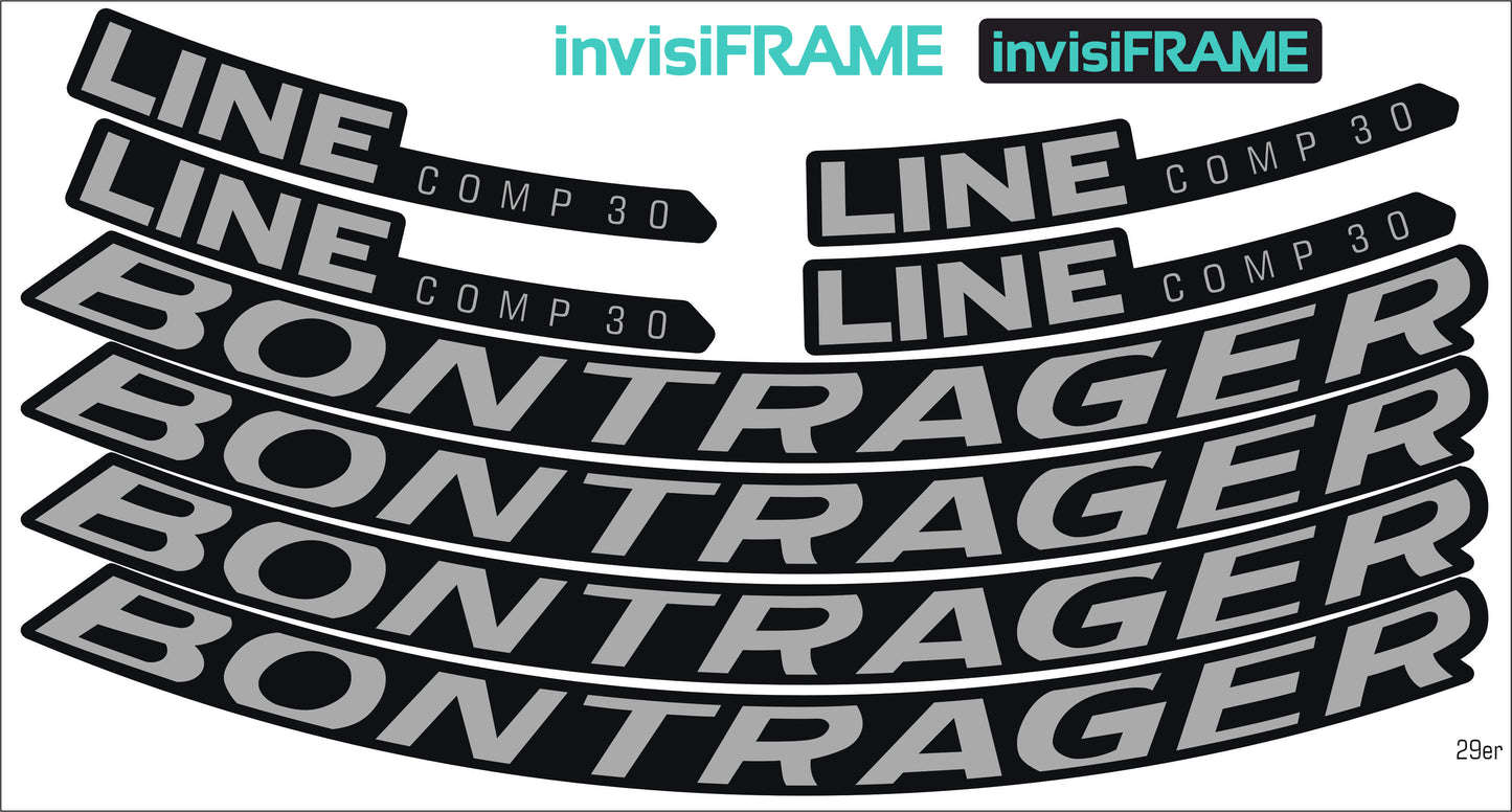 Bontrager Line Comp 30  x 2 Decals