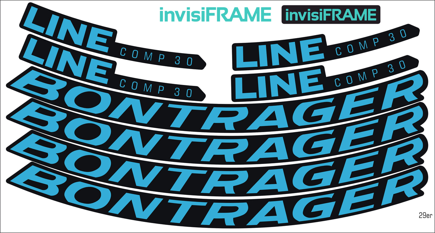 Bontrager Line Comp 30  x 2 Decals